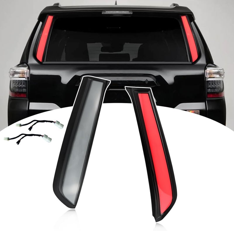 BINQIGOO LED Rear Trunk Pillar Tail Light DRL Turn Signal Brake Lamp Compatible with Toyota 4Runner 2014-2022 Limited TRD OFF Sport - Image 1